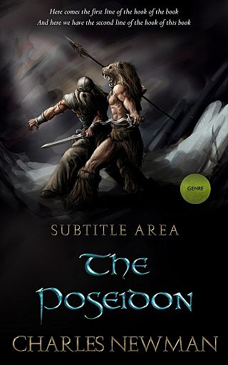 3D mockup of Cod Gray #2875 - Premade Fantasy Book Cover | BookCoverZone
