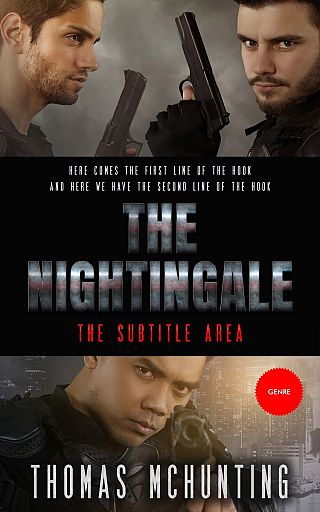 3D mockup of Cod Gray #2976 - Premade Action & Adventure Book Cover | BookCoverZone