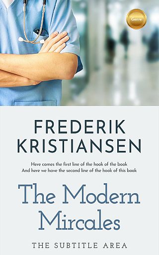 3D mockup of Gray Nurse #2987 - Premade Medical Book Cover | BookCoverZone