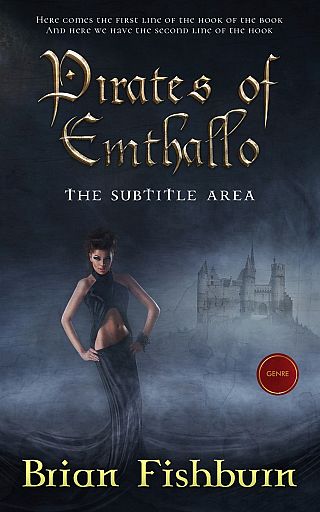 3D mockup of Charade #3027 - Premade Fantasy Book Cover | BookCoverZone
