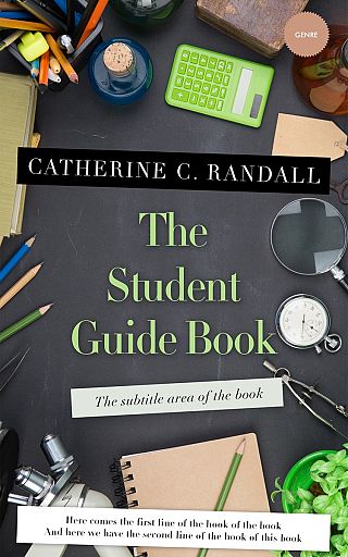 3D mockup of Cape Cod #3139 - Premade Education Book Cover | BookCoverZone