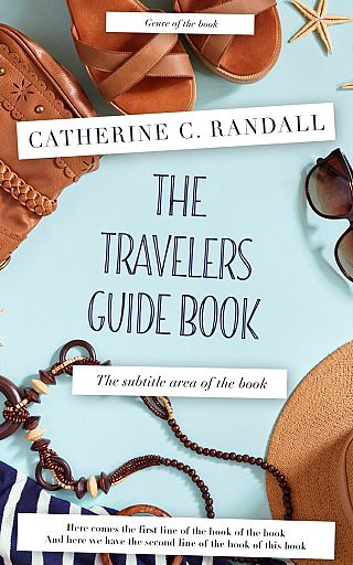 3D mockup of Botticelli #3140 - Premade Travel Book Cover | BookCoverZone