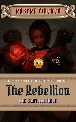 3D mockup of Eclipse #3238 - Premade Fantasy Book Cover | BookCoverZone