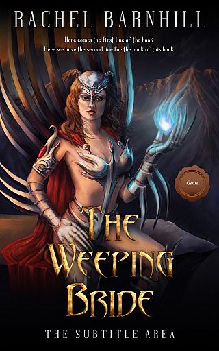3D mockup of Thunder #3456 - Premade Fantasy Book Cover | BookCoverZone