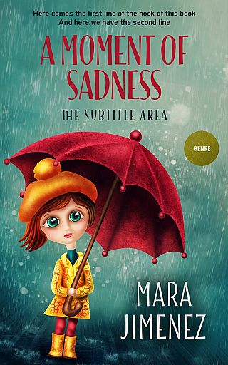 3D mockup of Patina #3543 - Premade Children Book Cover | BookCoverZone