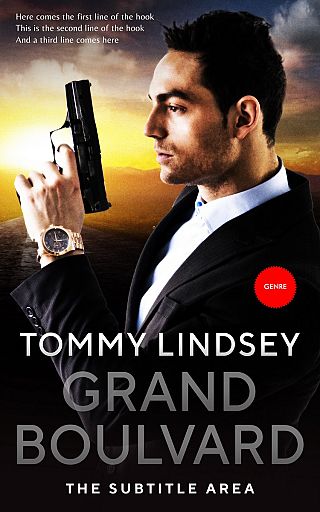 3D mockup of Tan #3780 - Premade Action & Adventure Book Cover | BookCoverZone