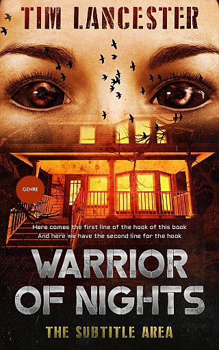 3D mockup of Di Serria #3949 - Premade Horror Book Cover | BookCoverZone