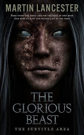 3D mockup of Cod Gray #4043 - Premade Horror Book Cover | BookCoverZone