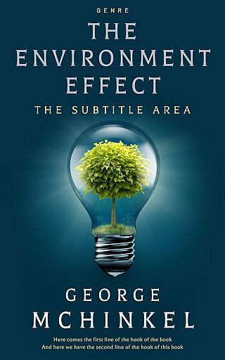 3D mockup of Tarawera #4176 - Premade Environment & Ecology Book Cover | BookCoverZone