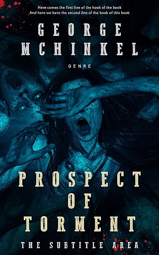 3D mockup of Black Pearl #4189 - Premade Horror Book Cover | BookCoverZone