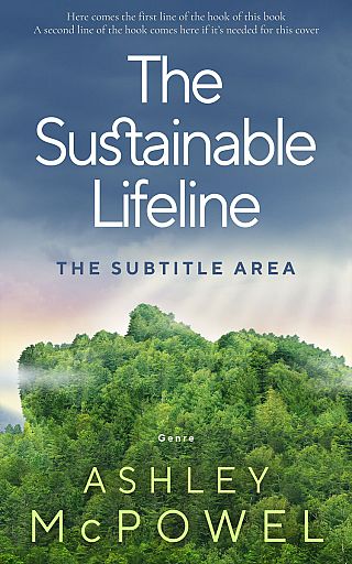 3D mockup of Smalt Blue #4264 - Premade Environment & Ecology Book Cover | BookCoverZone