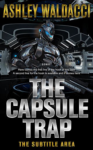 3D mockup of Heathered Gray #4289 - Premade Science Fiction Book Cover | BookCoverZone