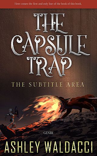 3D mockup of Cocoa Brown #4299 - Premade Fantasy Book Cover | BookCoverZone