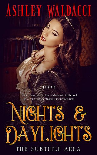 3D mockup of Aubergine #4314 - Premade Royal Romance Book Cover | BookCoverZone