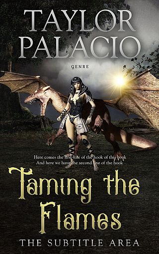3D mockup of Bison Hide #4616 - Premade Fantasy Book Cover | BookCoverZone