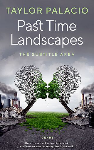 3D mockup of Mid Gray #4665 - Premade Environment & Ecology Book Cover | BookCoverZone