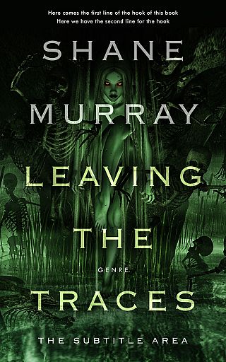 3D mockup of Hunter Green #4820 - Premade Fantasy Book Cover | BookCoverZone