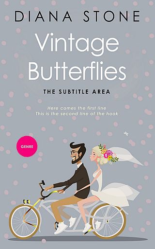 3D mockup of Gray Chateau #5045 - Premade Chick Lit Book Cover | BookCoverZone