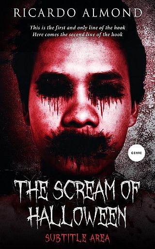 3D mockup of Puce #5226 - Premade Horror Book Cover | BookCoverZone
