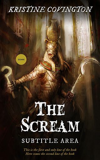 3D mockup of Eternity #5235 - Premade Horror Book Cover | BookCoverZone