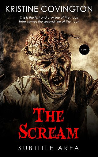 3D mockup of Antique Brass #5237 - Premade Horror Book Cover | BookCoverZone
