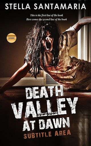 3D mockup of Soft Amber #5241 - Premade Horror Book Cover | BookCoverZone
