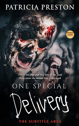 3D mockup of Woodsmoke #5261 - Premade Horror Book Cover | BookCoverZone