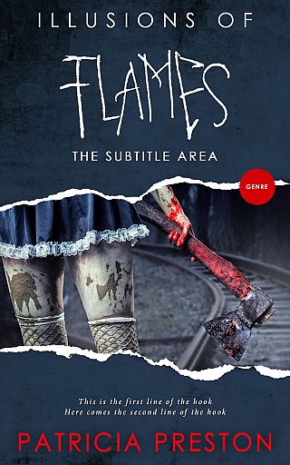 3D mockup of Ebony Clay #5287 - Premade Horror Book Cover | BookCoverZone