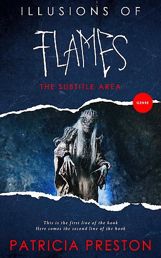 3D mockup of Big Stone #5290 - Premade Horror Book Cover | BookCoverZone