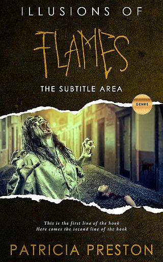3D mockup of Eternity #5295 - Premade Horror Book Cover | BookCoverZone