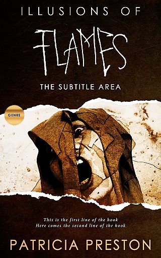 3D mockup of Creole #5297 - Premade Horror Book Cover | BookCoverZone