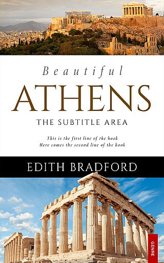 3D mockup of Bison Hide #5319 - Premade Travel Book Cover | BookCoverZone