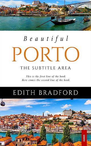 3D mockup of Tumbleweed #5331 - Premade Travel Book Cover | BookCoverZone