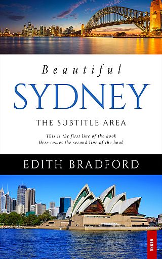 3D mockup of Tuna #5369 - Premade Travel Book Cover | BookCoverZone