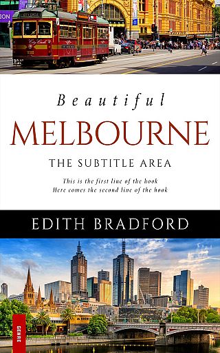 3D mockup of Calico #5370 - Premade Travel Book Cover | BookCoverZone