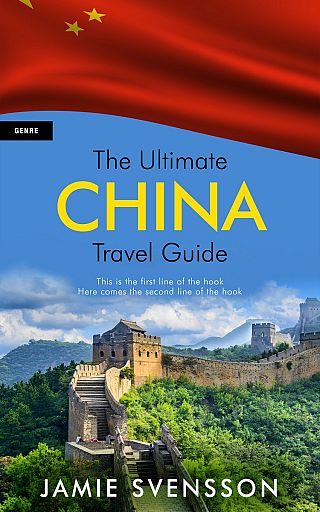 3D mockup of Metallic Bronze #5401 - Premade Travel Book Cover | BookCoverZone