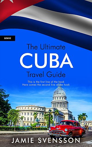 3D mockup of Thatch #5411 - Premade Travel Book Cover | BookCoverZone