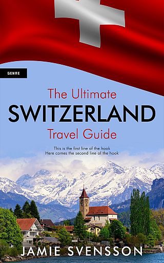 3D mockup of Polo Blue #5423 - Premade Travel Book Cover | BookCoverZone