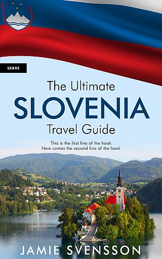 3D mockup of Jagged Ice #5436 - Premade Travel Book Cover | BookCoverZone