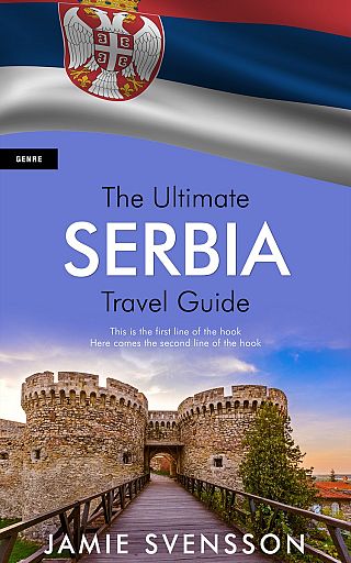 3D mockup of Wild Blue Yonder #5440 - Premade Travel Book Cover | BookCoverZone