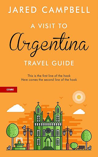 3D mockup of Sea Buckthorn #5444 - Premade Travel Book Cover | BookCoverZone