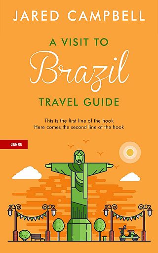 3D mockup of Sea Buckthorn #5450 - Premade Travel Book Cover | BookCoverZone