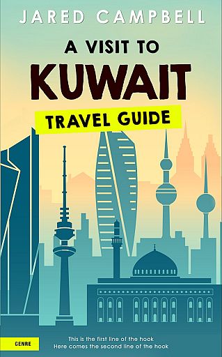 3D mockup of Beryl Green #5468 - Premade Travel Book Cover | BookCoverZone
