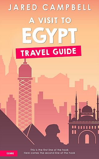 3D mockup of Rose Bud #5476 - Premade Travel Book Cover | BookCoverZone