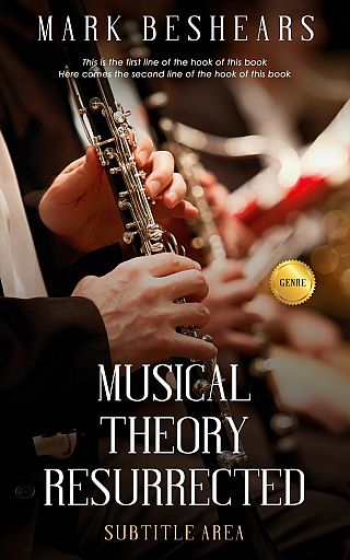 3D mockup of Indian Khaki #5526 - Premade Music Book Cover | BookCoverZone