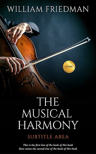 3D mockup of Bunker #5530 - Premade Music Book Cover | BookCoverZone
