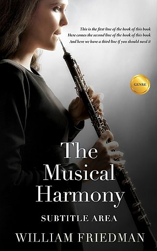 3D mockup of Timberwolf #5531 - Premade Music Book Cover | BookCoverZone