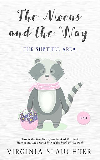 3D mockup of Bon Jour #5718 - Premade Children Book Cover | BookCoverZone