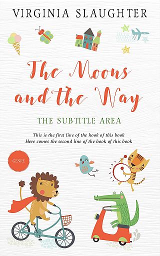 3D mockup of Desert Storm #5720 - Premade Children Book Cover | BookCoverZone