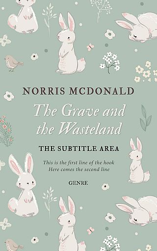 3D mockup of Green Spring #5733 - Premade Children Book Cover | BookCoverZone